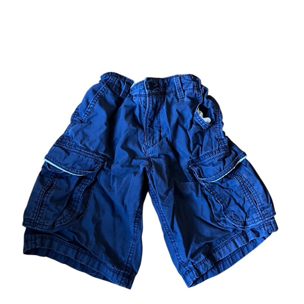 🔷GAP: Boy’s size 10 regular, navy blue cargo shorts w/pockets, preowned🔷